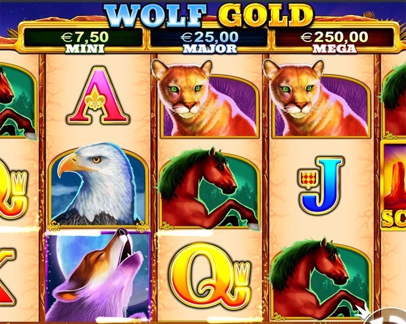 Wolf gold tumb